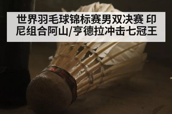 世界羽毛球锦标赛男双决赛 印尼组合阿山/亨德拉冲击七冠王
